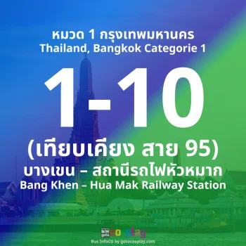 สาย 1-10 : บางเขน – สถานีรถไฟหัวหมาก